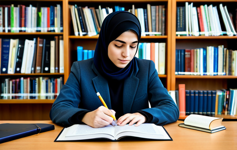 **

"A student, fully clothed in modest attire, studying "أساسيات الإلكترونيات" by David Bell at a desk in a modern library, surrounded by textbooks, safe for work, appropriate content, perfect anatomy, natural proportions, professional, family-friendly, high resolution, detailed illustration."

**