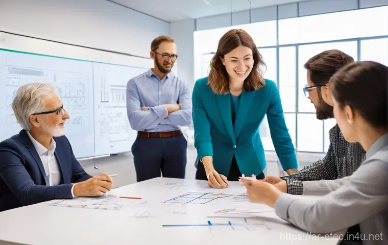 전자기술사와 관련된 프로젝트 관리 - **Prompt:** A diverse team of male and female electronic engineers, dressed in smart-casual professi... 전자기술사와 관련된 프로젝트 관리 - **Prompt:** A diverse team of male and female electronic engineers, dressed in smart-casual professi...