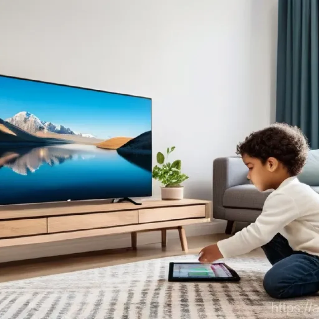 전자기술사와 반도체 기술의 접목 - **Prompt: A modern, beautifully designed living room in a contemporary Middle Eastern home, filled w...