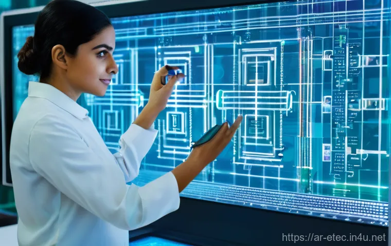 전자기술사와 전자시스템 설계 기법 - **Prompt:** "A vibrant, panoramic image depicting the evolution of electronic circuit design. In the...