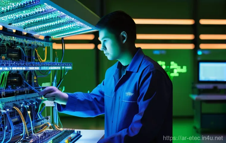 전자기술사 취득 후 네트워크 활용법 - **Prompt for Electronics and Networking Integration:**
"A professional, determined male technici...