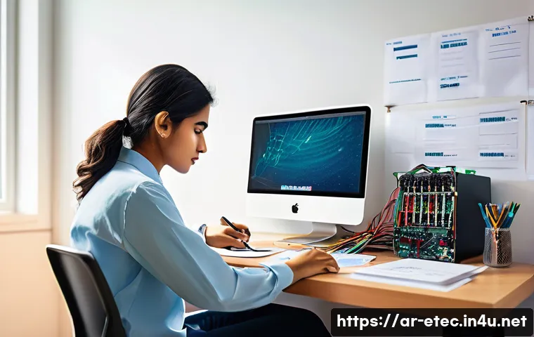 전자기술사 시험 준비 일정 관리 - **Prompt:** A young, focused Arab student, either male or female, diligently studying electronics at...