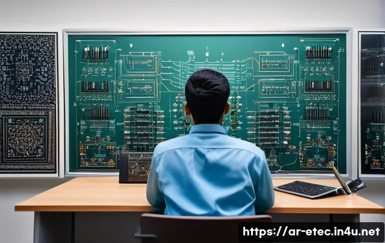 전자기술사 시험에서 자주 틀리는 문제 - A detailed classroom scene in a modern Middle Eastern university setting, showing a focused young Ar...